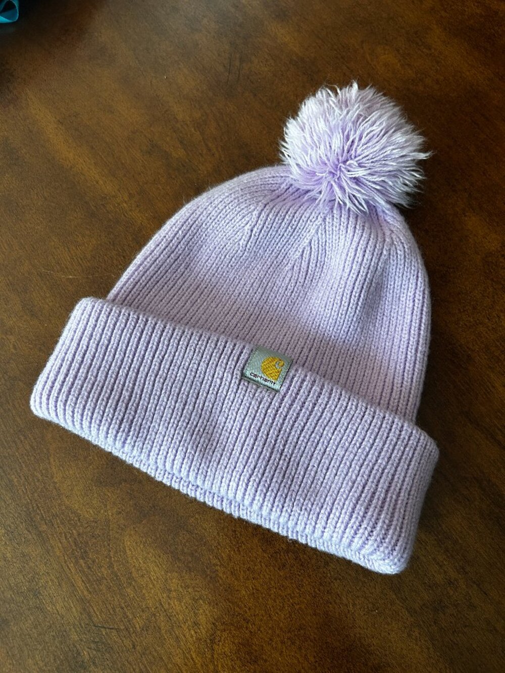 Carhartt Women's Lavendar Knit Pom-pom Beenie